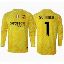 Inter Milan Yann Sommer #1 Målvakt Bortatröja 2024-25 Långa ärmar